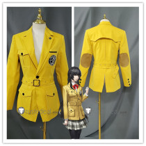 Persona 5 The Phantom X P5X Kokatsu Academy Riko Tanemura Yellow Uniform Cosplay Costume