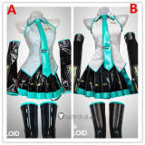 Vocaloid Original Hatsune Miku Cosplay Costume Patent Leather