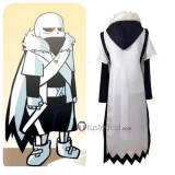 Undertale XTale Sans XSans Cross White Black Cosplay Costume 2