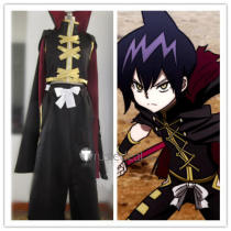 Shaman King Tao Ren Black Cape Cosplay Costume 2