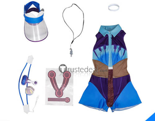 Hatsune Miku Pokemon Project Voltage Primarina Water Type Trainer Miku Swimsuit Cosplay Costume