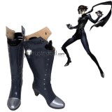 Persona 5 Makoto Niijima Queen Makoto Battle Suit Black Cosplay Boots Shoes