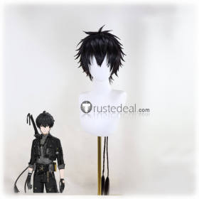 Wuthering Waves Protagonist Male Rover Black Styled Cosplay Wig