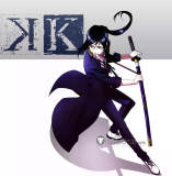 K Yatogami Kuroh Blue Black Cosplay Costume Two Versions