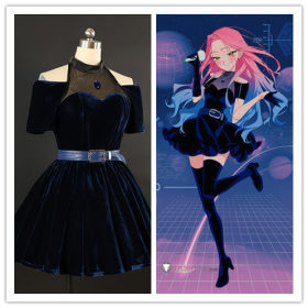 Alien Stage Mizi Blue Dress Cosplay Costume
