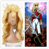 The Rose of Versailles Oscar Francois de Jarjeyes Blonde Styled Cosplay Wig