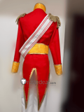 The Rose of Versailles Oscar Francois de Jarjeyes Red Cosplay Costume