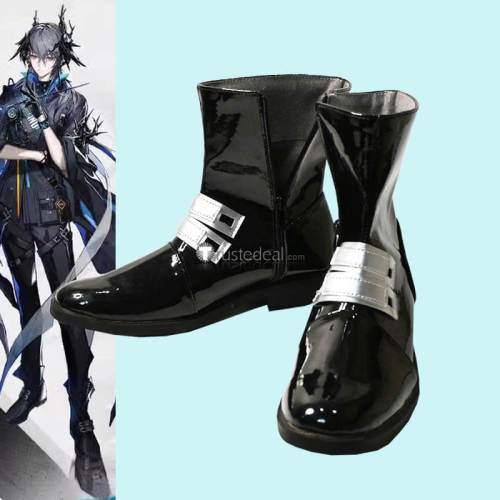 Arknights 5th Anniversary Logos Wis'adel Cosplay Shoes Boots