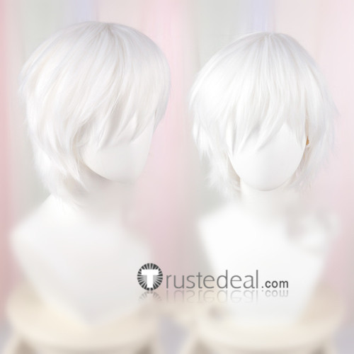 Miraculous Ladybug Cat Blanc White Silver Cosplay Wig