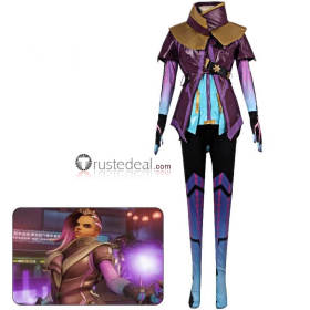 Overwatch Sombra Purple Cosplay Costume 2