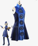 Persona 3 Reload P3R Fuuka Yamagishi Battle Uniform Elizabeth Blue Dress Cosplay Costume