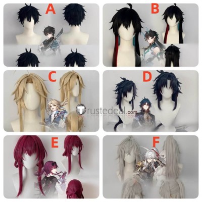 Honkai Star Rail Kafka Dan Heng Yanqing Ren Blade Jing Yuan Styled Cosplay Wig