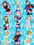 Love Live Tojo Nozomi Maki Kotori Eli Nico Rin Hanayo Honoka Umi Dancing stars on Me Holloween Cosplay Costume