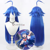 Mairimashita Iruma kun Akudol Demdol Evidol Evil Iruma Suzuki Female Purple Blue Cosplay Wig