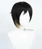 Library Of Ruina Netzach Binah Librarian Arbiter Roland Black Green Cosplay Wig