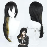 Library Of Ruina Netzach Binah Librarian Arbiter Roland Black Green Cosplay Wig