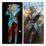 League of Legends LOL Prestige Heavenscale Ezreal Enduring Sword Talon Cosplay Costume