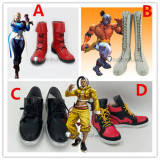 Street Fighter 6 Cammy IV El Fuerte Jamie White Red Cosplay Shoes Boots