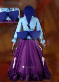 Touhou Project Miyoi Okunoda Blue Cosplay Costume