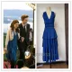 Twilight Bella Swan Blue Prom Dress Cosplay Costume