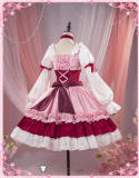 Honkai Impact 3rd Spring Blossom Peachy Spring Elysia Pink Lolita Cosplay Costume