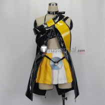 Vocaloid Lily Yellow Black Cosplay Costume 2