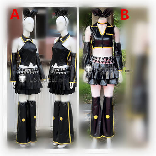 Vocaloid Project DIVA Kagamine Rin Punkish Cosplay Costume