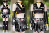 Vocaloid Project DIVA Kagamine Rin Punkish Cosplay Costume