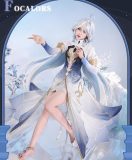 1/3 Delusion Genshin Impact Fontaine God of Justice Focalors White Cosplay Costume