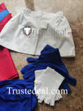 Pokemon Ruby Sapphire May Haruka Red Blue Black Cosplay Costume