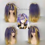 Vtuber Virtual YouTuber NIJISANJI Aster Arcadia Naraka Watarai Hibari Kuzuha Silver Purple Styled Cosplay Wig