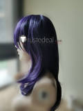 Black Butler Kuroshitsuji Public School Arc Gregory Violet Black Purple Silver White Cosplay Wig