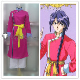 Fushigi Yuugi Nuriko Pink White Cosplay Costume