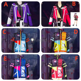 Project Sekai Colorful Stage! feat. Hatsune Miku Vivid BAD SQUAD Kaito Len Shiraishi An Azusawa Shinonome Akito Aoyagi Cosplay Costume