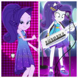 My Little Pony Equestria Girls Spring Breakdown Rarity Purple Cosplay Shoes Boots