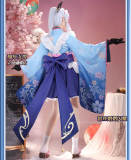 1/3 Delusion Genshin Impact Kamisato Ayaka Maid Cosplay Costume