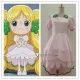 One Piece Dwarf Princess Mansherry Pink Dress Cosplay Costume