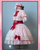 Touhou Project Remilia Scarlet Lolita Pink Cosplay Costume