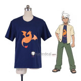 Pokemon Horizons The Series Professor Friede Shirt Coat Cosplay Costume