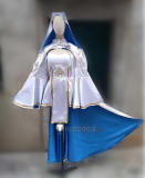 Charlotte Sister Vibrastar Figure Nun White Cosplay Costume