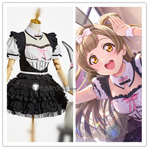 Love Live School Idol Festival 2 Miracle Live Kotori Minami Umi Sonoda Black Maid Cosplay Costume