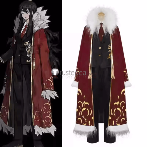 Library Of Ruina Liu Association Section 1 Xiao Red Uniform Cosplay Costume 2