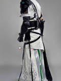 Final Fantasy VII Ever Crisis FF7 Youth Cloud Strife Stream Saber Outfit White Cosplay Costume