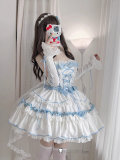 Chobits Chii Pink Blue Lolita Dress Cosplay Costume