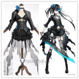 Black Rock Shooter FRAGMENT Elishka Rose of the Abyss Black Cosplay Costume