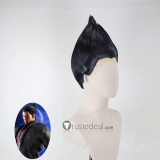 Tekken Jin Kazama and Kazuya Mishima Black Spiky Styled Cosplay Wig