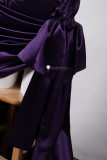 Fate Grand Order FGO Jeanne D'Arc Alter Holy Night Dinner Purple Gown Cosplay Costume