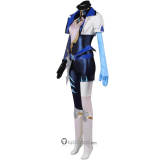 League of Legends LOL DRX Akali Blue Cosplay Costume