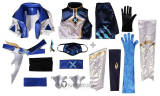 League of Legends LOL DRX Akali Blue Cosplay Costume