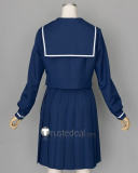Urusei Yatsura Lum Invader Ramu Blue White Summer Winter School Uniform Cosplay Costume